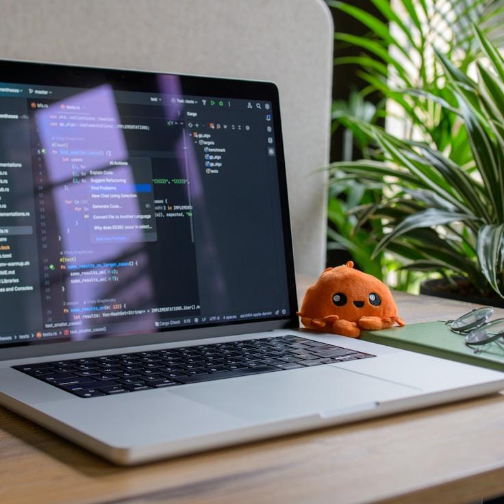 Desktop app development workspace